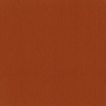 Moroso leather swatch, turmeric full-grain, matte finish displaying irregular grain patterns and a subtle mottled texture with label details.